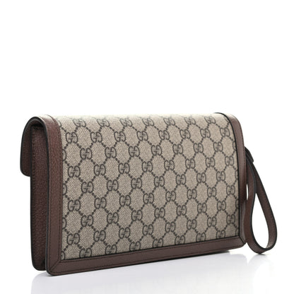 Gucci GG Supreme Monogram Dionysus Clutch Wristlet Beige New Acero 3 of 5