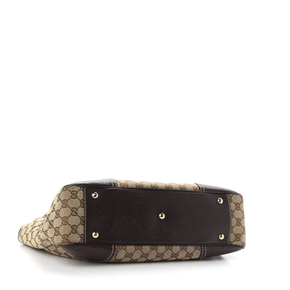 Gucci Monogram Medium Princy Tote Dark Brown 4 of 12