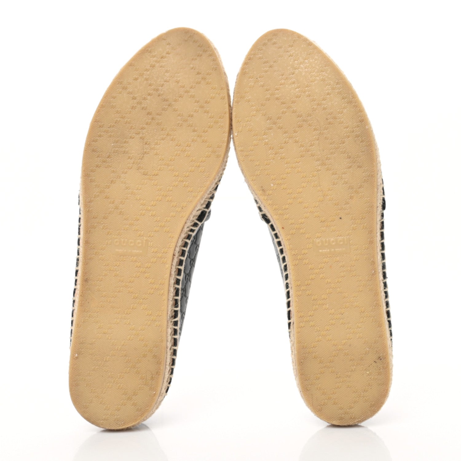 Gucci Microguccissima Signature Espadrilles 38.5 Black 5 of 10