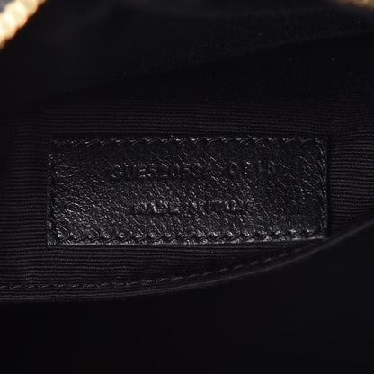 Saint Laurent Calfskin Matelasse Monogram Lou Camera Bag Navy 9 of 9