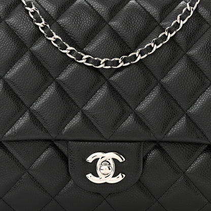 Chanel Caviar Quilted Clutch With Chain Flap Black 7 of 10