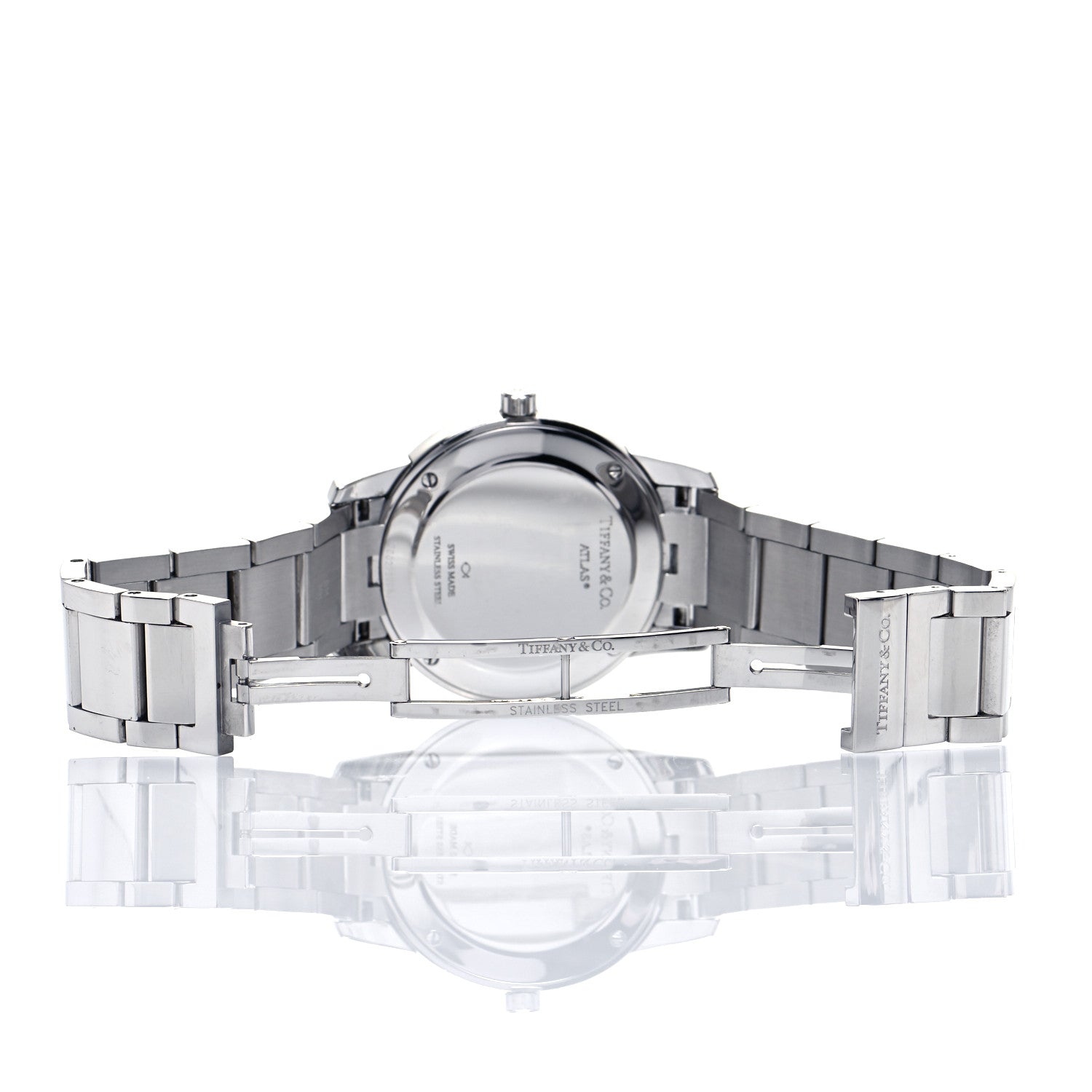 Tiffany Stainless Steel 37mm Atlas 2-Hand Quartz Watch Blue Azure 5 of 5