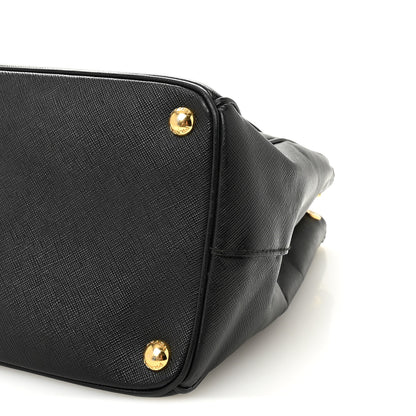 Prada Saffiano Large Galleria Double Zip Tote Black 9 of 9