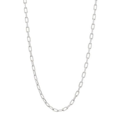 Cartier 18K White Gold 5mm Spartacus Chain Necklace 1 of 3