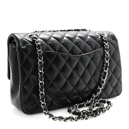 Chanel Lambskin Quilted Medium Double Flap Black 3 of 10