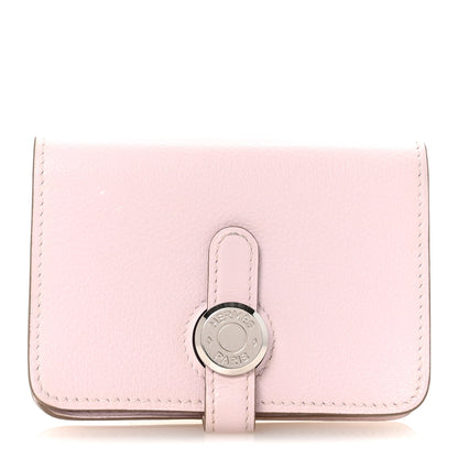 Hermes Evercolor Dogon Card Case Mauve Pale 1 of 8