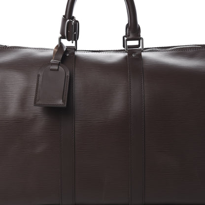 Louis Vuitton Epi Keepall 45 Moka 7 of 12
