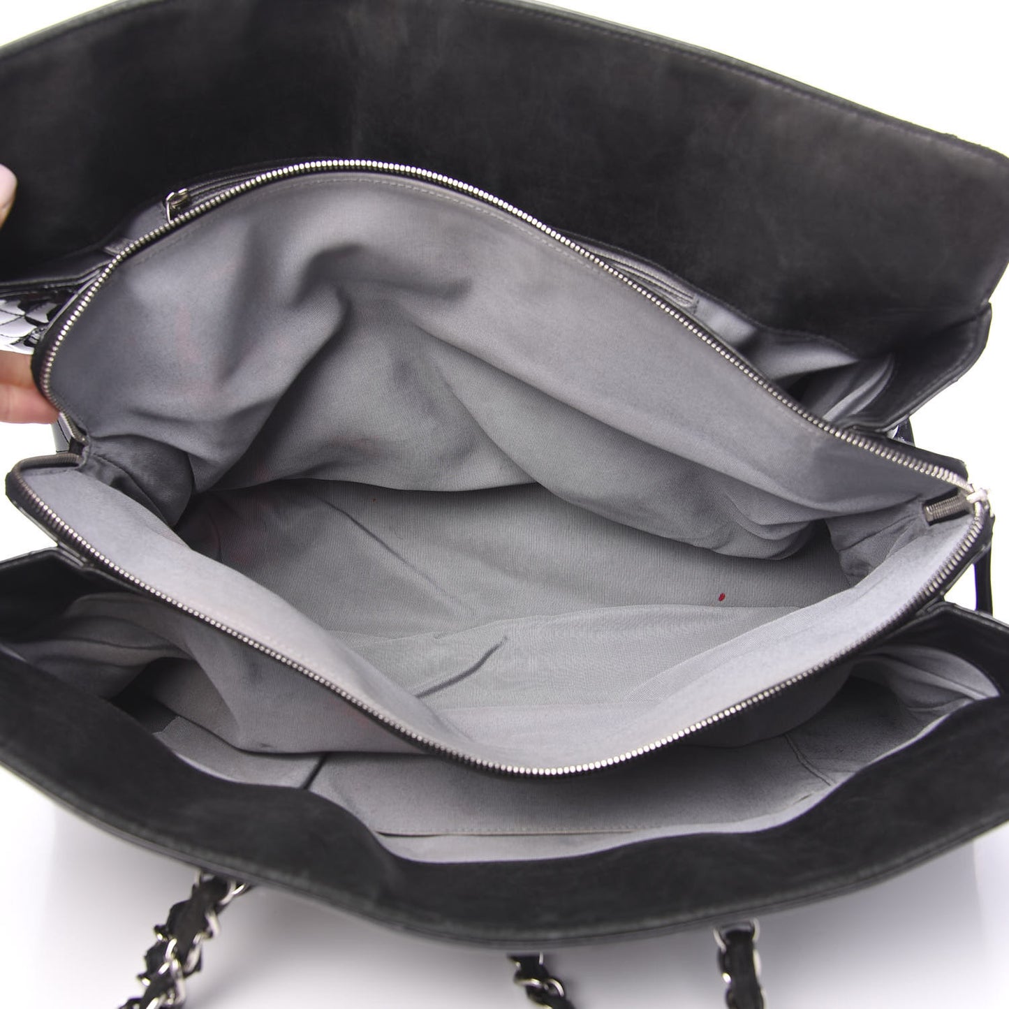 Vinyl XL Lipstick Tote Black