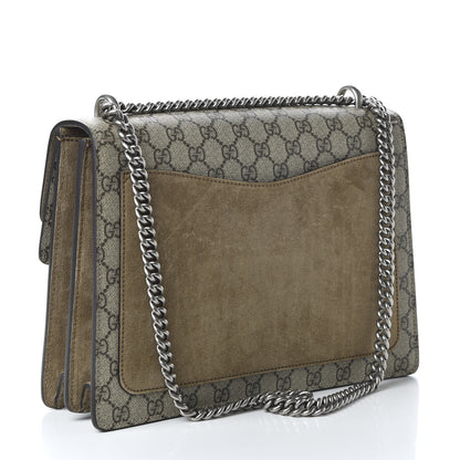 Gucci GG Supreme Monogram Embroidered Medium Dionysus Shoulder Bag Beige 3 of 10