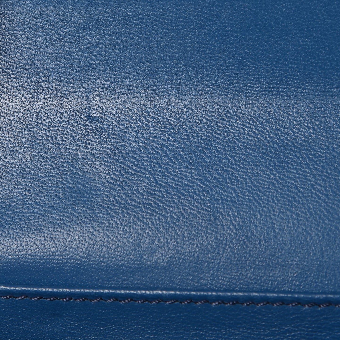 Goatskin Pandora Flap Continental Wallet Medium Blue