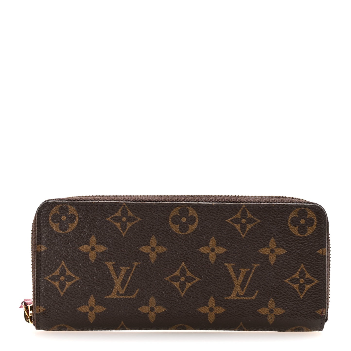 Monogram Clemence Wallet Fuchsia