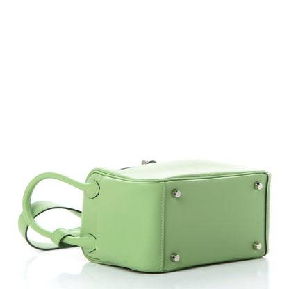 Hermes Swift Mini Lindy 20 Vert Criquet 4 of 12