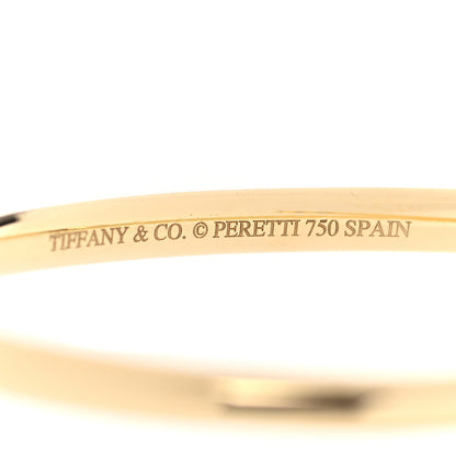 Tiffany 18K Yellow Gold Diamond Elsa Peretti Snake Bangle Bracelet 4 of 4