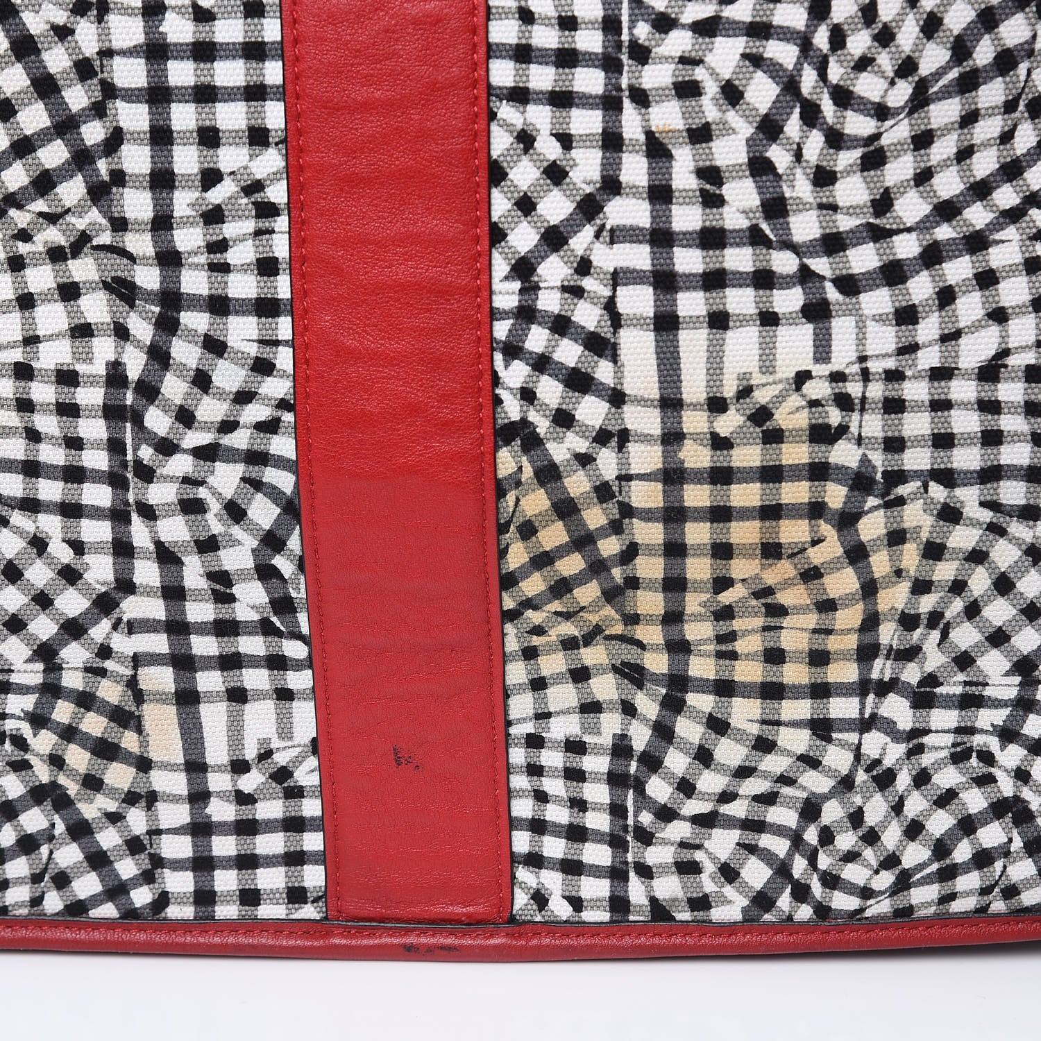 MCM Visetos Large Liz Reversible Shopper Tote Ruby Red 21 of 22
