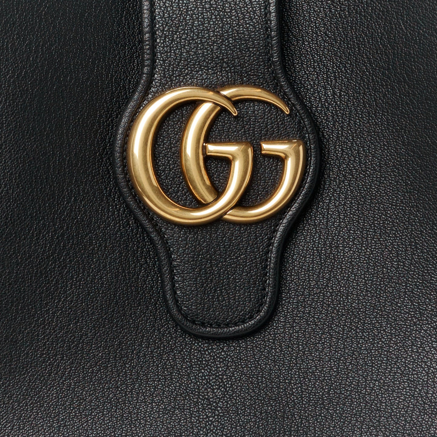 Goatskin Large Aphrodite Shoulder Bag Black