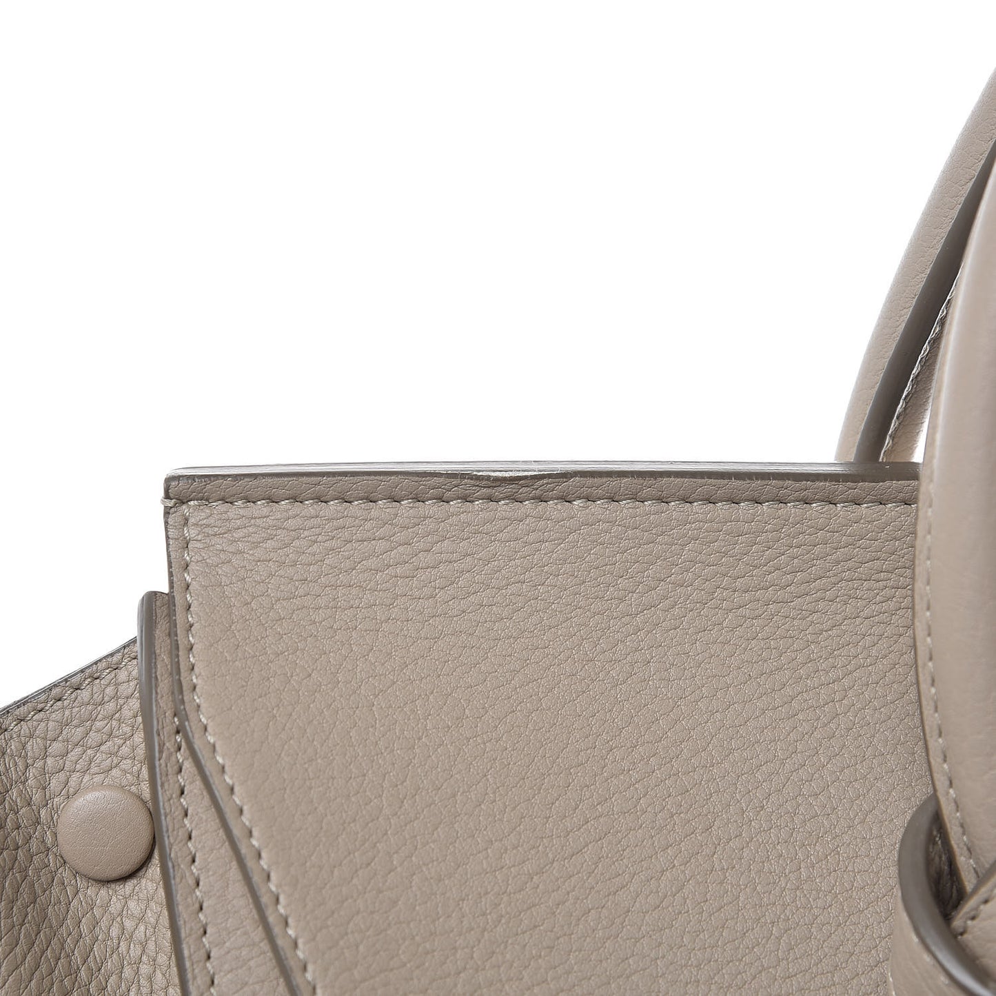 Crisped Calfskin Small Tie Knot Tote Light Taupe