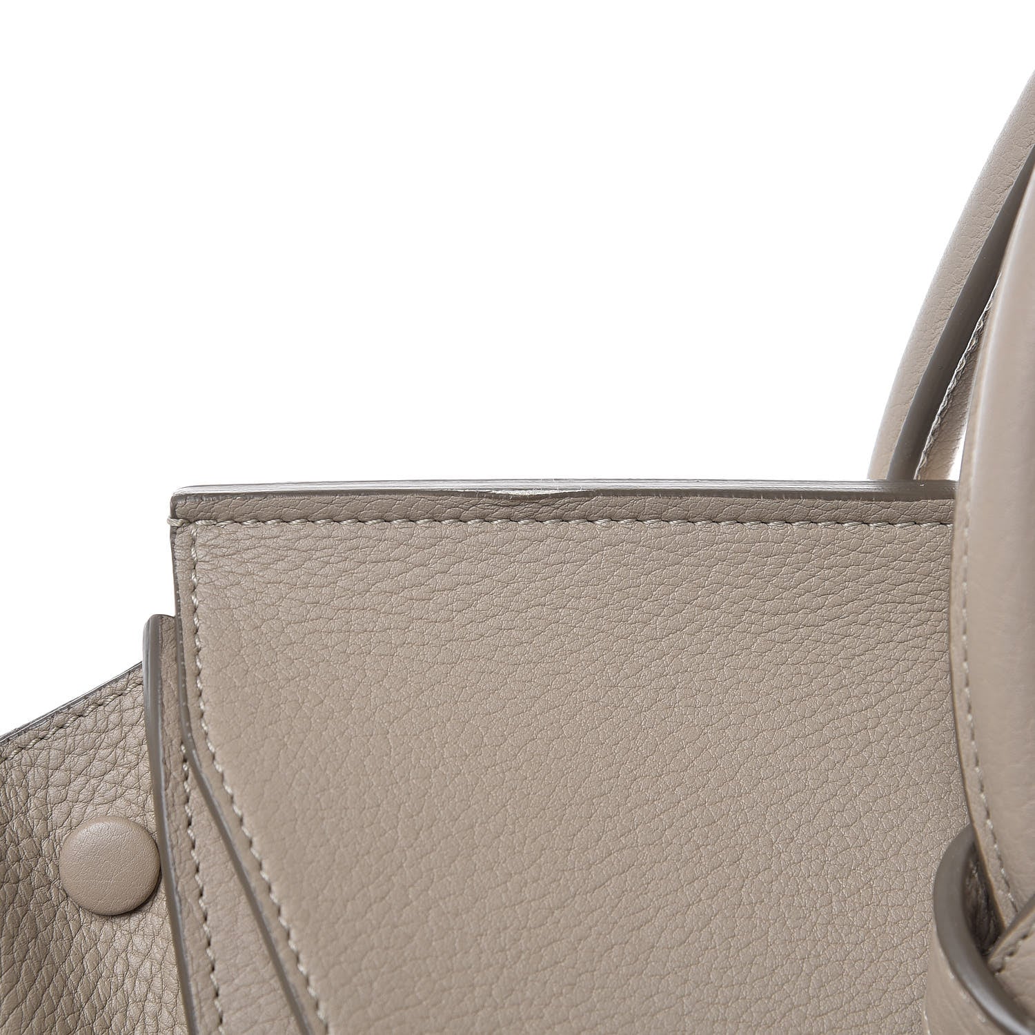 Celine Crisped Calfskin Small Tie Knot Tote Light Taupe 11 of 15