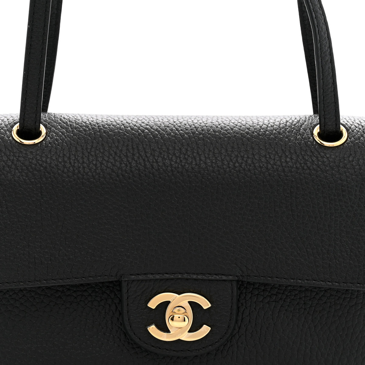 Chanel Grained Calfskin Mini Souplissimo Maxi Flap Black 8 of 11