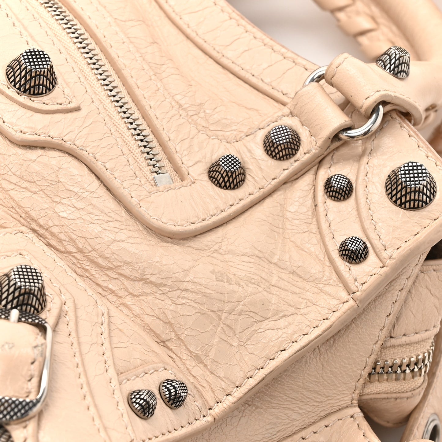 Agneau Arena Neo Cagole Handbag XS Sand Beige