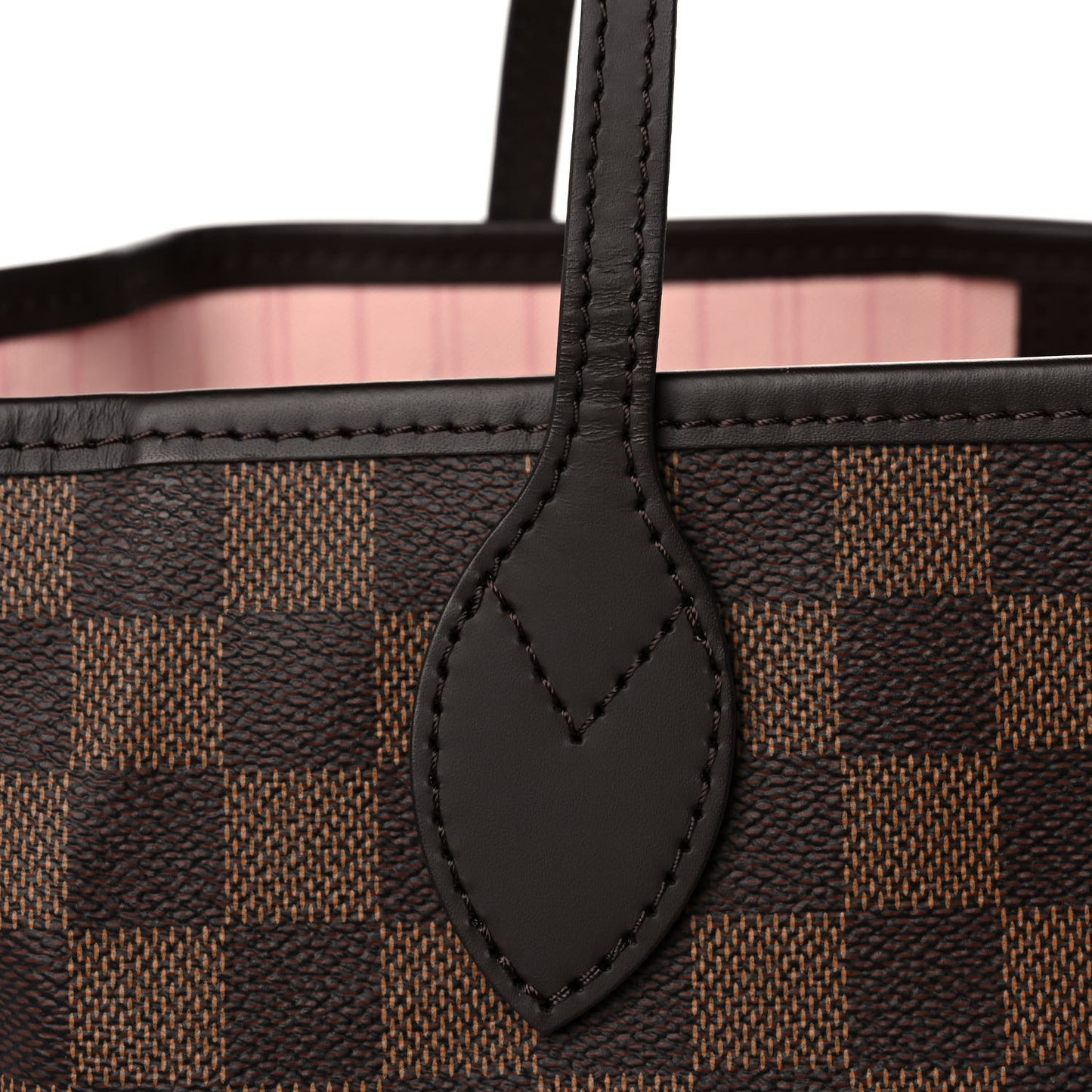 Damier Ebene Neo Neverfull MM Rose Ballerine