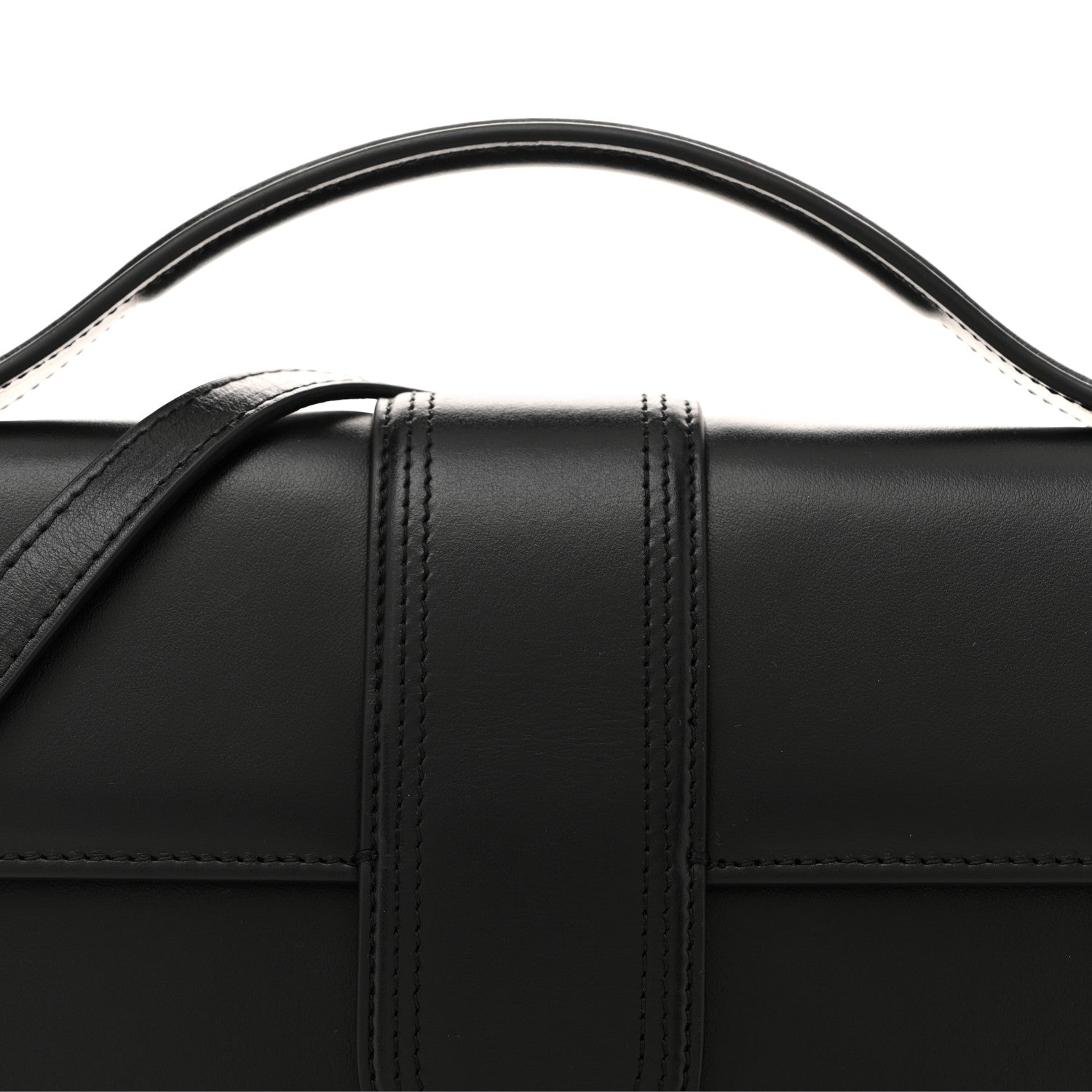 Jacquemus Smooth Calfskin Le Grand Bambino Black 7 of 11