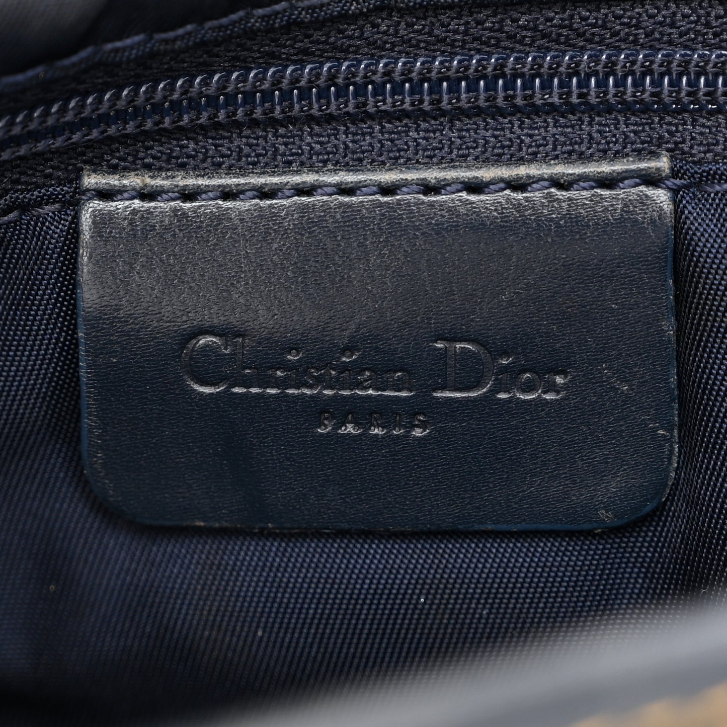 Monogram Saddle Bag Blue