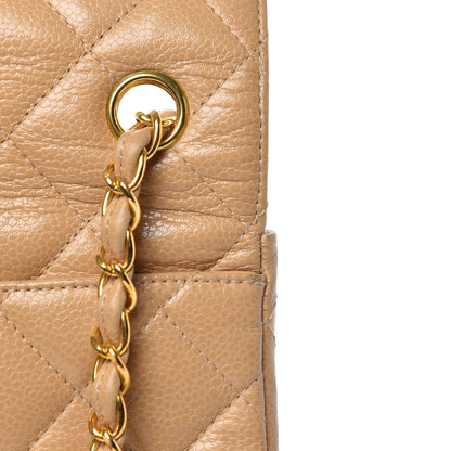 Chanel Caviar Quilted Small Single Flap Beige 9 of 14