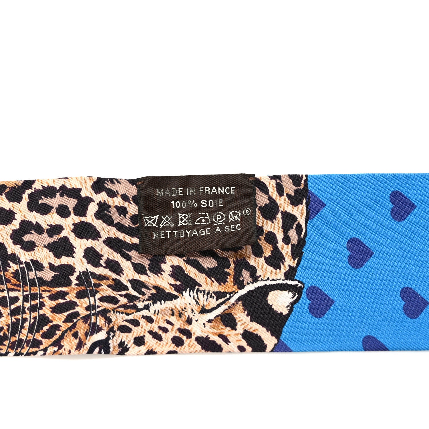 Hermes Silk Jungle Love Love Twilly Bleu Gitane Gris Bleuete 4 of 4