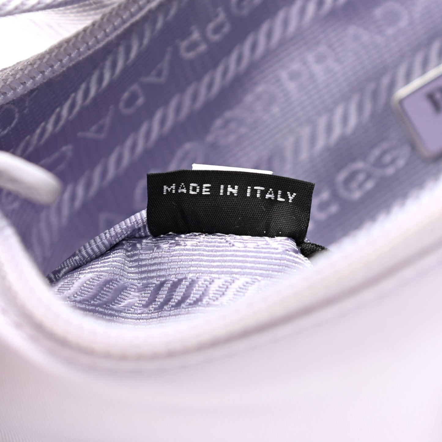 Re-Nylon Saffiano Mini Re-Edition 2000 Bag Glicine