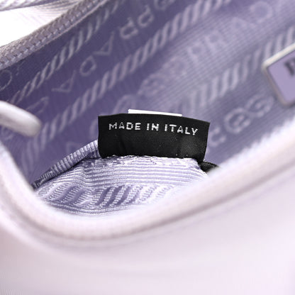 Prada Re-Nylon Saffiano Mini Re-Edition 2000 Bag Glicine 7 of 11