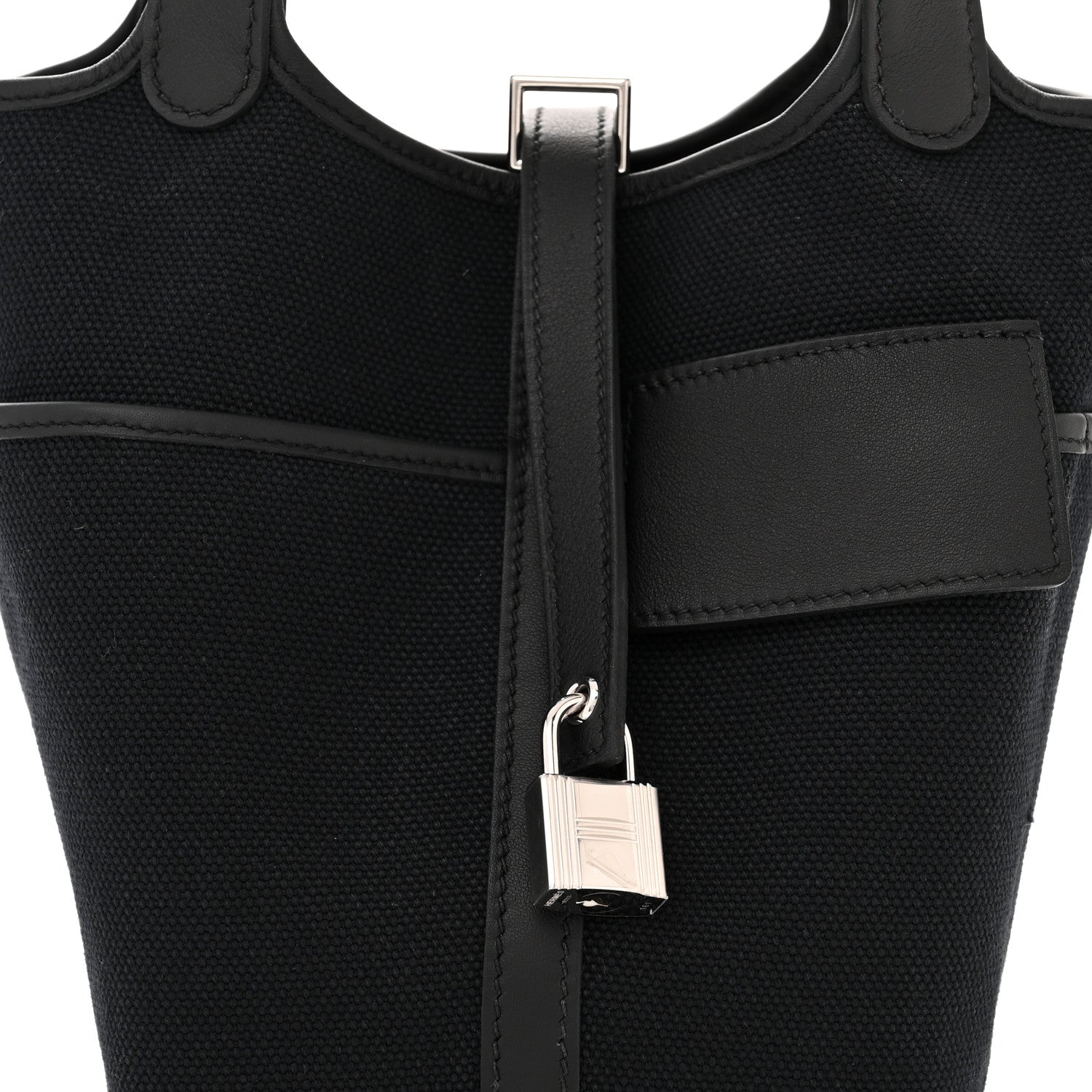 Hermes Toile Goeland Swift Cargo Picotin Lock 18 Black 8 of 11