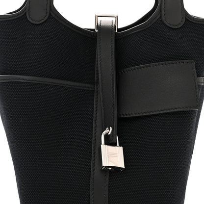 Hermes Toile Goeland Swift Cargo Picotin Lock 18 Black 8 of 11