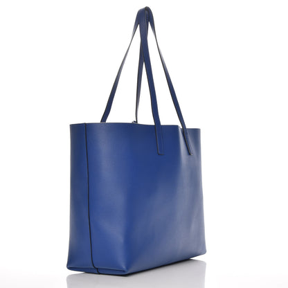 Saint Laurent Calfskin Large Shopping Tote Ultramarine 4 of 9