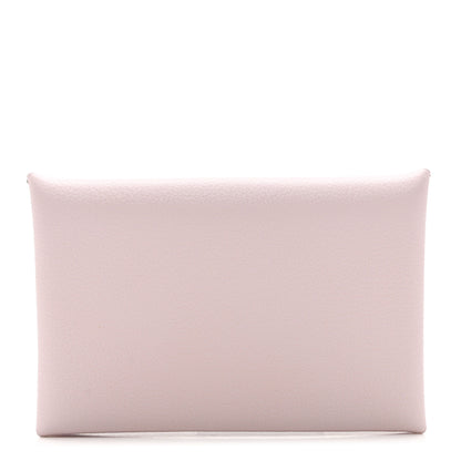 Hermes Evercolor Calvi Card Case Mauve Pale 1 of 6