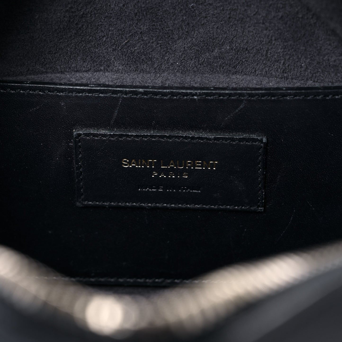 Calfskin Classic Baby Duffle Navy Blue