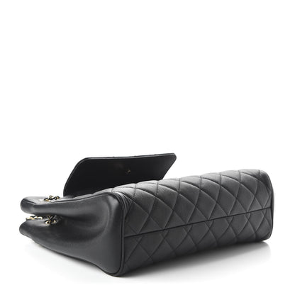 Chanel Caviar Quilted In Out Flap Shopping Tote Black 4 of 11