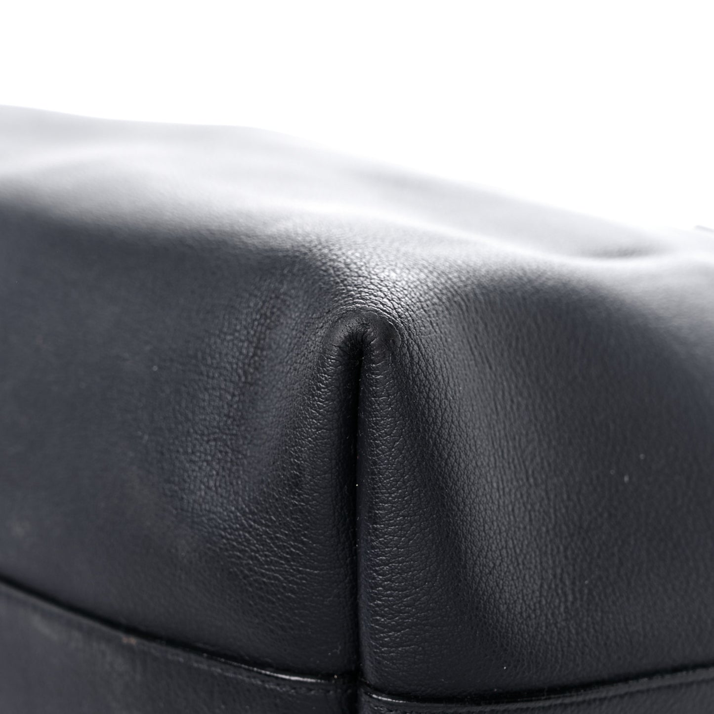 Calfskin Large Shopping Tote Black