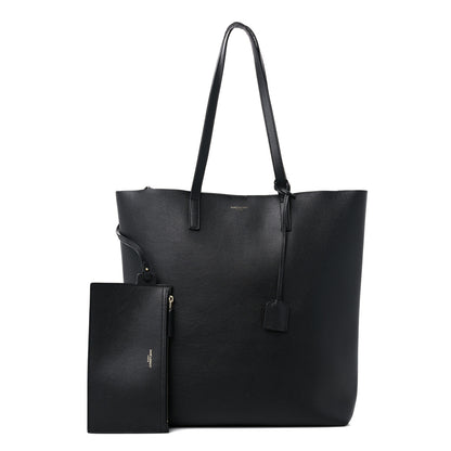 Saint Laurent Calfskin Medium Shopping Tote Black 1 of 15