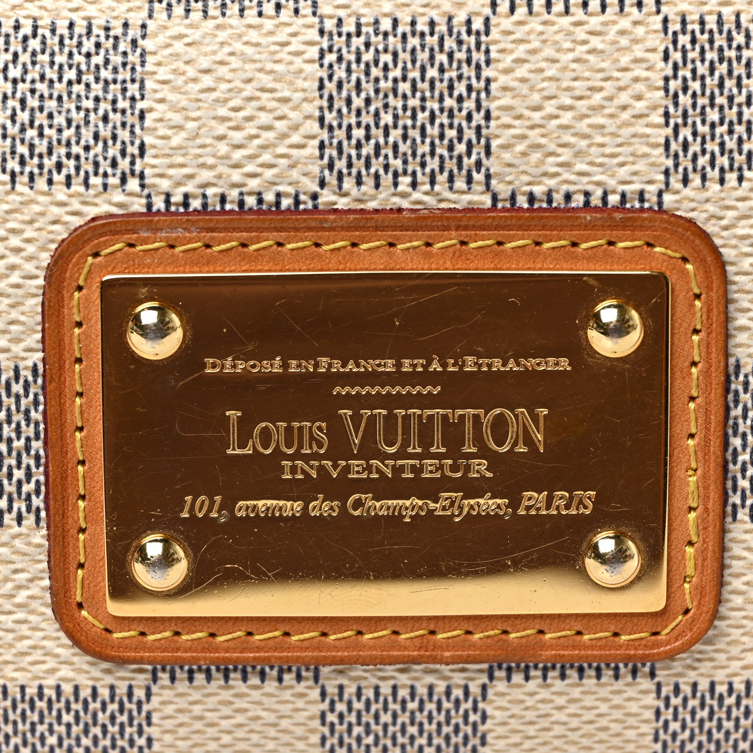 Louis Vuitton Damier Azur Eva Clutch 5 of 11