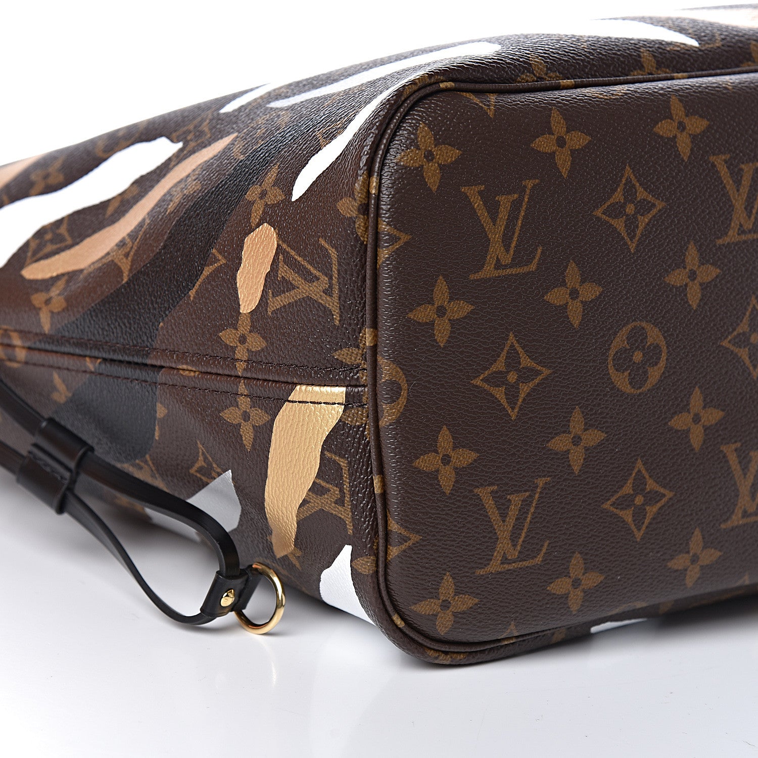 Louis Vuitton X LOL Monogram Neverfull MM Gold Silver 9 of 12