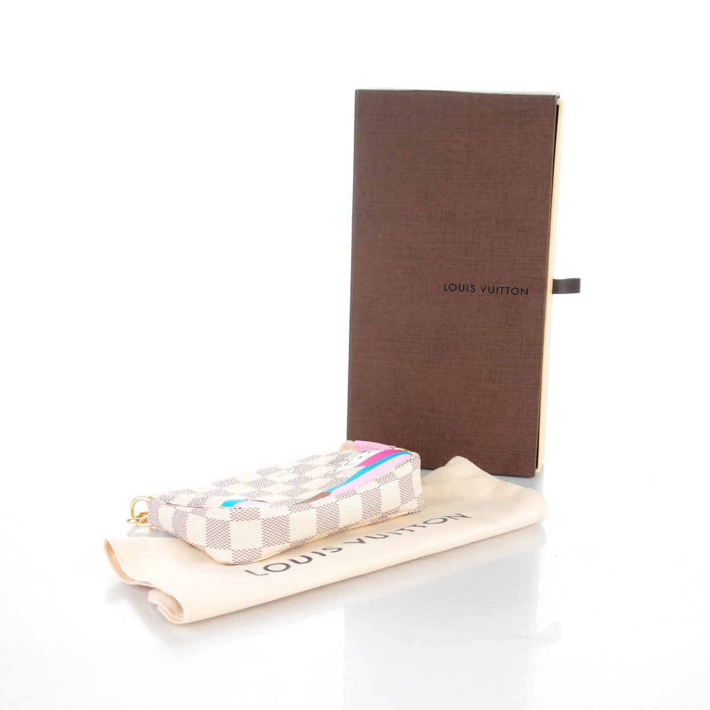 Damier Azur 2016 Christmas Animation Mini Pochette Accessories