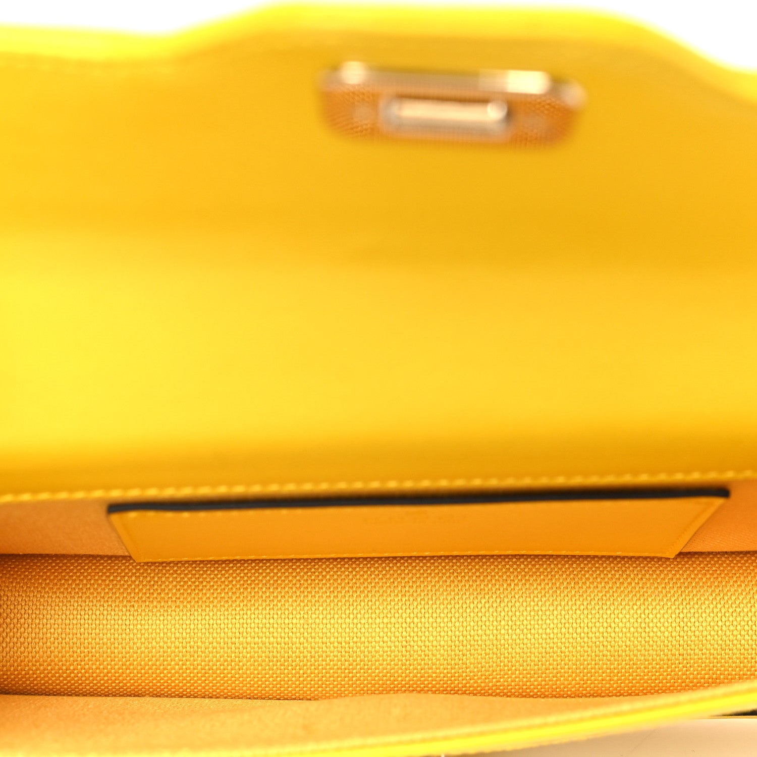 Gucci GG Monogram Scratch Lux Calfskin Mini Luce Shoulder Bag Yellow 5 of 9