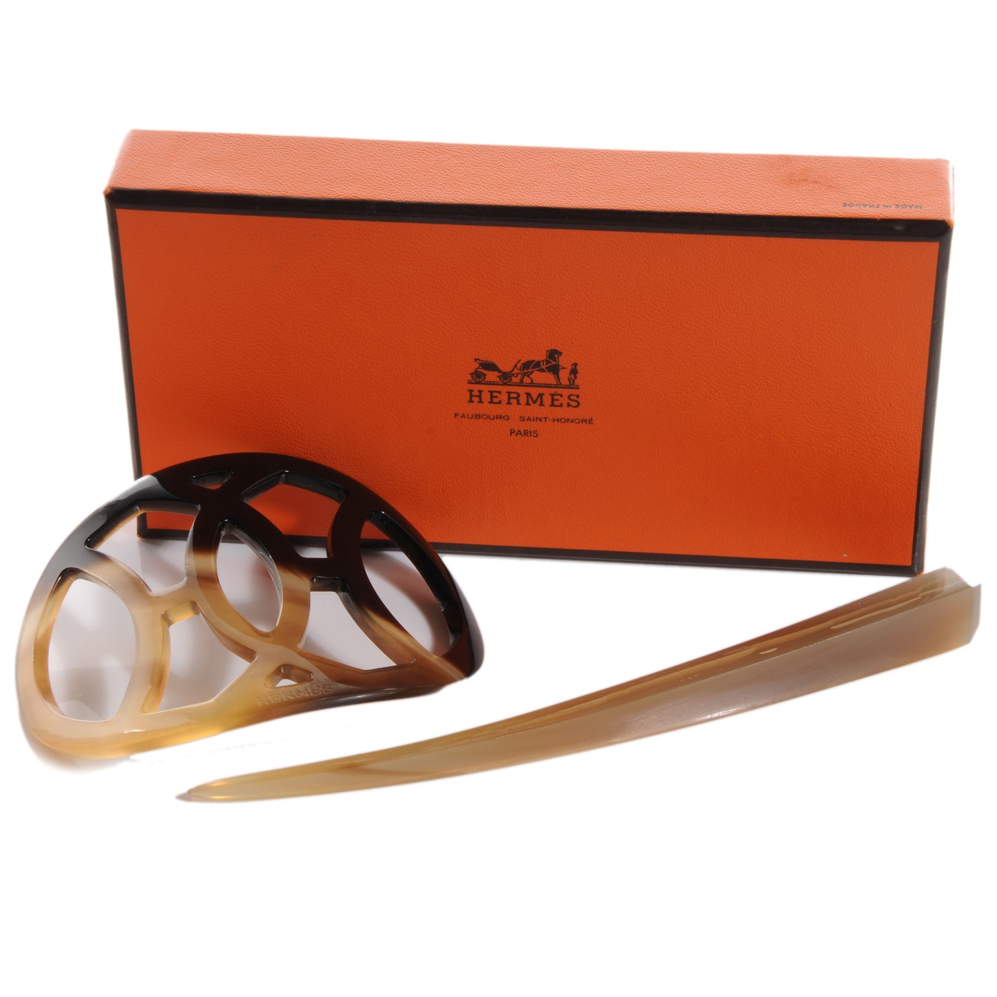 Buffalo Horn Lift PM Curved Hair Barrette
