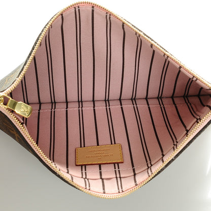 Louis Vuitton Monogram Neverfull MM GM Pochette Rose Ballerine 5 of 6