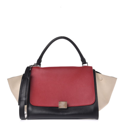 Celine Smooth Calfskin Medium Tri-color Trapeze 1 of 10