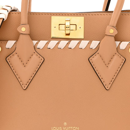 Louis Vuitton Calfskin Mahina Braided On My Side PM Arizona Brown 7 of 10