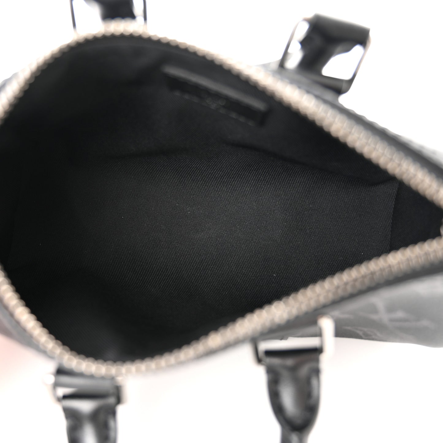 Reverse Monogram Eclipse Keepall XS Black