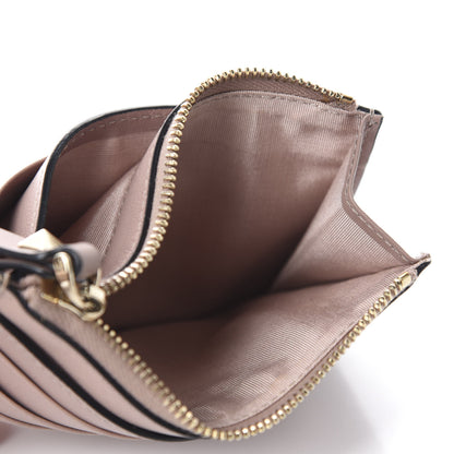 Valentino Garavani Calfskin Rockstud Coin Case Card Holder Poudre 5 of 7