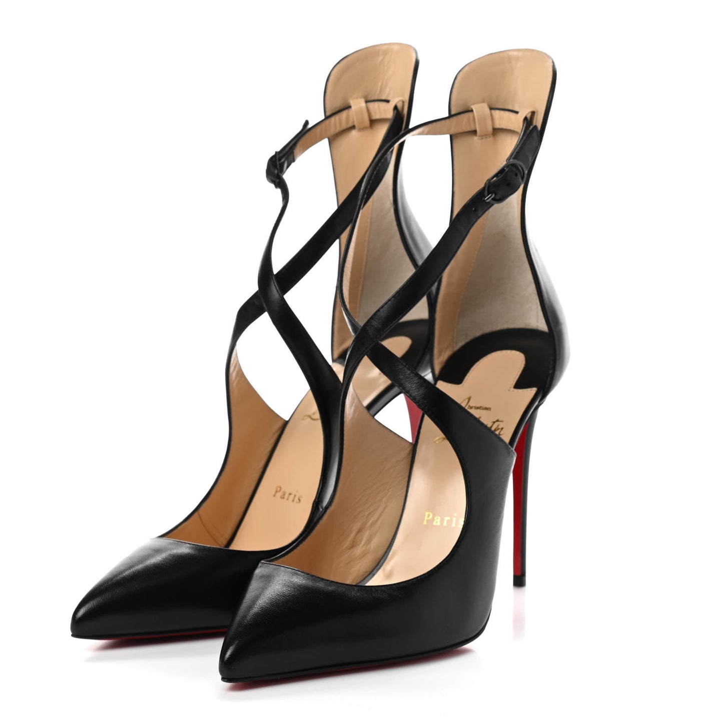 Shiny Nappa Marlenarock 100 Pumps 40 Black