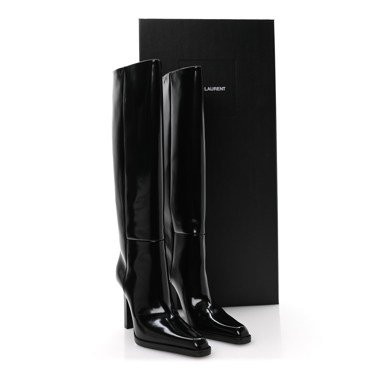Vitello Marilyn Nina 95 Knee High Boots 39 Black